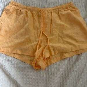 Casual Orange Shorts